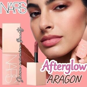 NARS AFTERGLOW Aragon LIQUID Blush- Warm Chestnut Brown